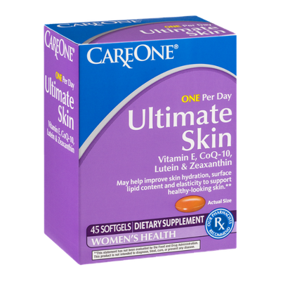 CareOne One Per Day Ultimate Skin Women's Health Softgels - 45 CT