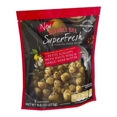 Bumble Bee SuperFresh Petite Scallops With White Wine & Garlic-Herb Butter