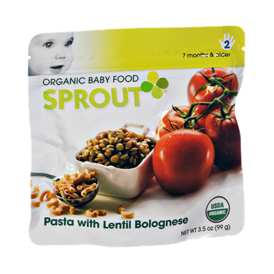 Sprout Pasta with Lentil Bolognese Organic Baby Food