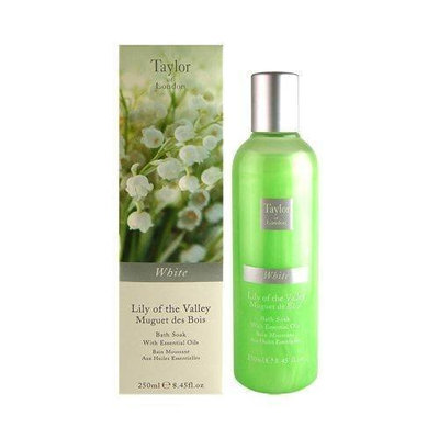 Lily of the Valley ( Muguet des Bois ) by Taylor of London 8.45 oz Bath Soak with Essential Oils