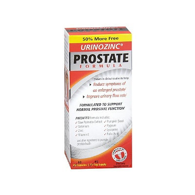 Urinozinc Prostate Formula Dietary Supplement Capsules