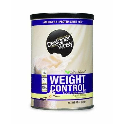 DESIGNER WHEY Weight Control Protein Supplement, French Vanilla, 12-Ounce Canister