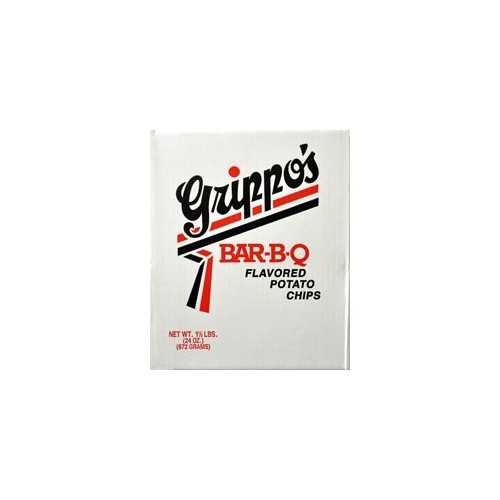 Grippos Grippo's BBQ Potato Chips (1.5lb Box)