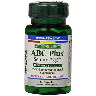 Nature's Bounty ABC Plus Senior with Lutein and Lycopene, 60 Tablets (Pack of 3)