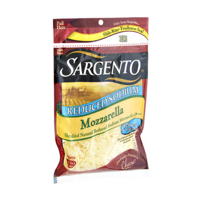 Sargento® Reduced Sodium Mozzarella Shredded Cheese