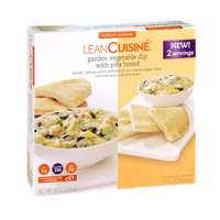 Lean Cuisine Garden Vegetable Dip with Pita Bread