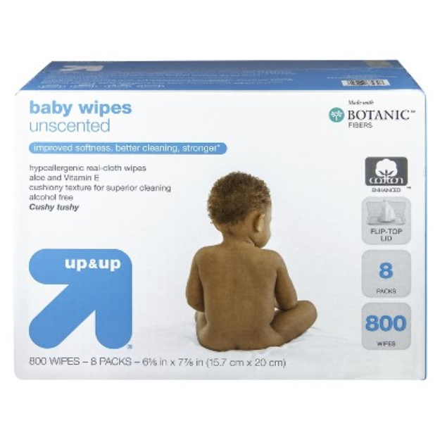 up & up Unscented Baby Wipes Refill Pack 800 ct