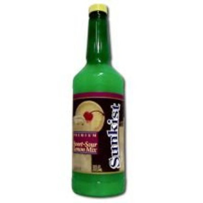 Vitality Foodservice Sunkist Sweet Sour Lemon Mix 12 Bottle 32 Ounce