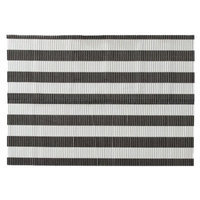 Boots & Barkley Patterned Litter Mat - Black/White Stripe