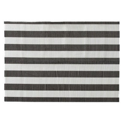 Boots & Barkley Patterned Litter Mat - Black/White Stripe