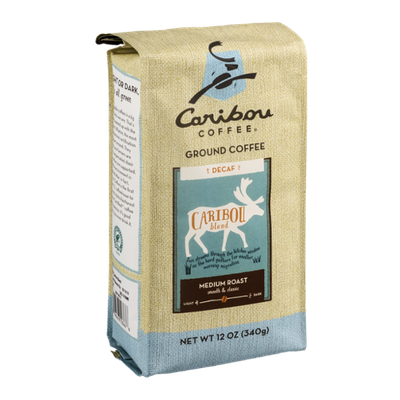 Caribou Coffee Ground Decaf Caribou Blend Medium Roast