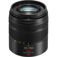 Panasonic Lumix G Vario 45-150mm f/4.0-5.6 OIS Lens for G Series Cameras (Black)