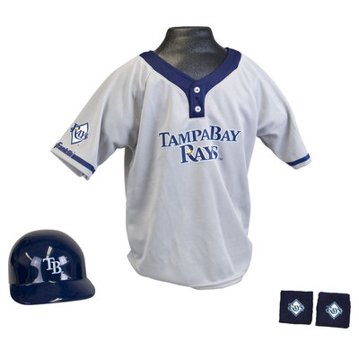 Franklin Sports 15231F30P1Z MLB Rays Kids Team Uniform Set