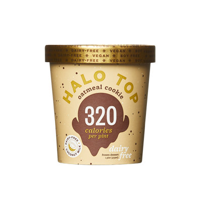 Halo Top Oatmeal Cookie Dairy-Free Ice Cream