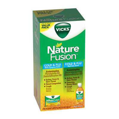Vicks® Nature Fusion™ Day & Night Cold & Flu Relief Co-Pack