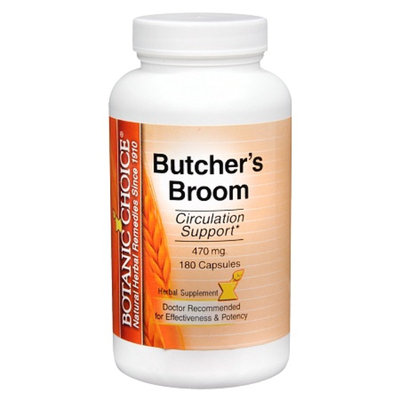 Botanic Choice Butcher's Broom 470 mg Herbal Supplement Capsules
