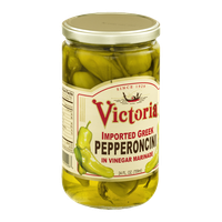 Victoria Imported Greek Pepperoncini In Vinegar Marinade