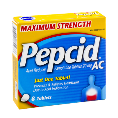 Pepcid AC Maximum Strength Acid Reducer Tablets - 8 CT