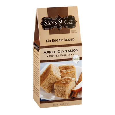 Sans Sucre Coffee Cake Mix Apple Cinnamon No Sugar Added