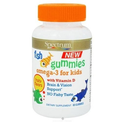 Spectrum Essential Omega 3 with Vitamin D Gummies for Kids, 60 CHEW
