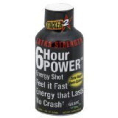 Stacker 2 Extreme 6 Hour Power Energy Shot, GRAPE, 2 Ounce Bottles (Pack of 12)