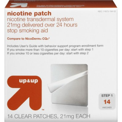 Up & Up Nicotine Step 1 Patch 14-pk. - Original (21 mg)