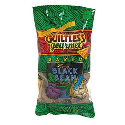 Guiltless Gourmet Spicy Black Bean Tortilla Chips, 7 oz (Pack of 12)