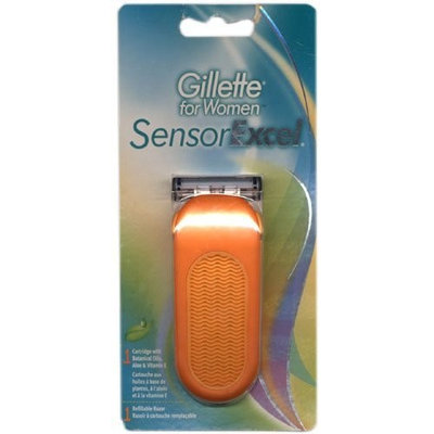 Gillette For Women, Sensor Excel,Refillable Razor