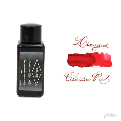 Diamine 30 ml Bottle Fountain Pen Ink, Classic Red