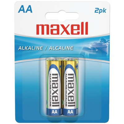 Maxell 723407 - LR62BP AA Alkaline Batteries - 2-Pack