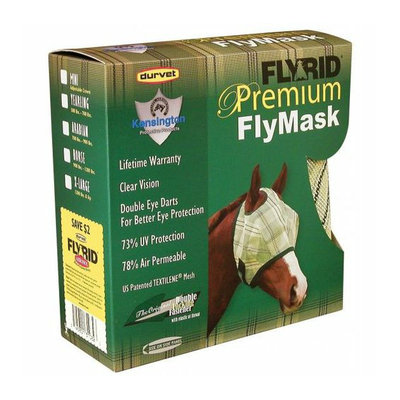 Durvet 081-65002 Fly Rid Prem Mask W/O Ears