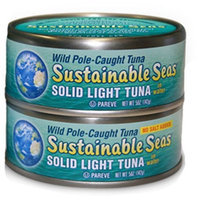 Sustainable Seas Slipjack Light Tuna in Water with No Salt Added, 5-Ounce (Pack of 6)