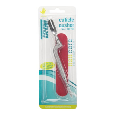 Cuticle Pusher 18457 Trim 2ct w/Buffer