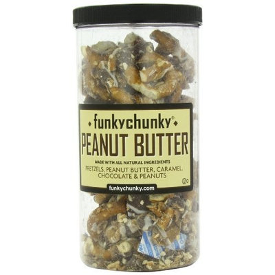 FunkyChunky Peanut Butter Pretzels Tall Canister, 20-Ounce (Pack of 2)
