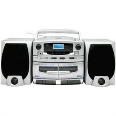 Supersonic AM/FM Double Cassette CD Player SC-2020CD