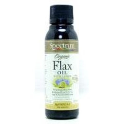 Spectrum Essentials Flax Oil Organic Lemon 8 oz ( Multi-Pack)