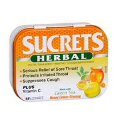 Sucrets Sucrets Herbal Lozenges Honey Lemon