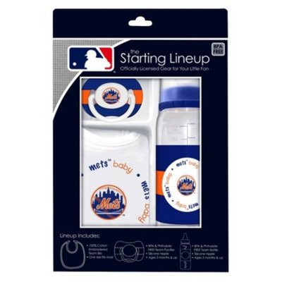 MLB New York Mets 3Pc Baby Gift Set - 3M+