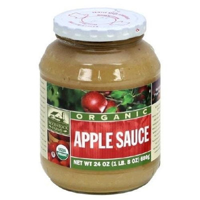 WODSTK Woodstock Farms Applesauce, 24-Ounce (Pack of 12)