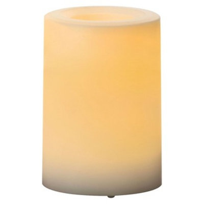 Northern International Inc. Outdoor Plastic Candle White 3x4