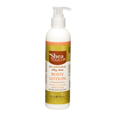 Shea Touch STBL002 Silky Shea Body Lotion Somalian Rose Original 8 Fl oz/236 Ml