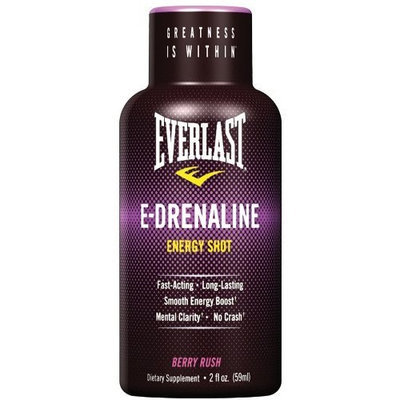 Everlast E-drenaline Energy Shot - Berry Rush, 6-Count