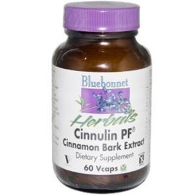 Bluebonnet Nutrition, Cinnulin PF, Cinnamon Bark Extract, 60 Vcaps