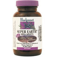 Bluebonnet Super Earth Multi-Nutrient Formula Iron Mini Caplets, 90 Count