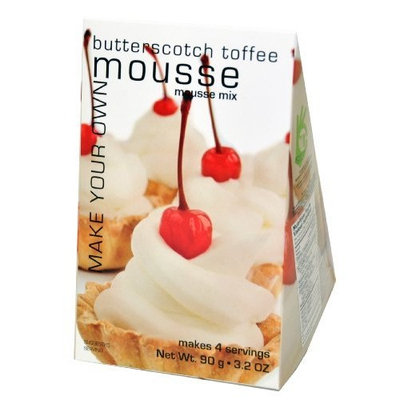 Foxy Gourmet Butterscotch Toffee Mousse Mix, 3.2-Ounce Boxes (Pack of 3)