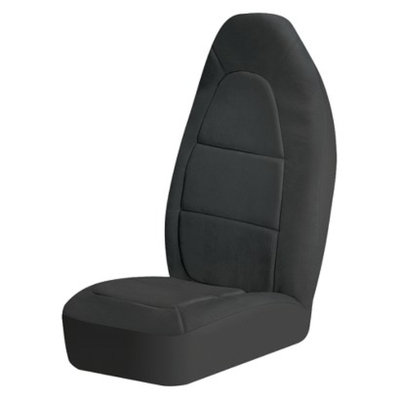 Auto Expressions Amy Brown Rose Black Universal-Fit Front Seat Cover