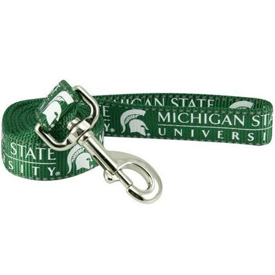 Football Fanatics NCAA Michigan State Spartans 4' Green Large Pet Leash