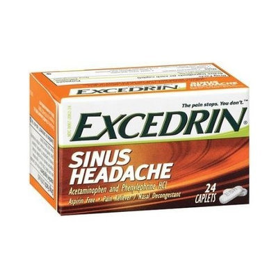 ESH24C Exedrin Sinus Headache - 24 Caplets