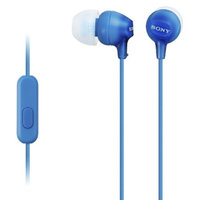 Sony Fashionable Headset for Smartphones - Blue (MDREX15AP/BLU)