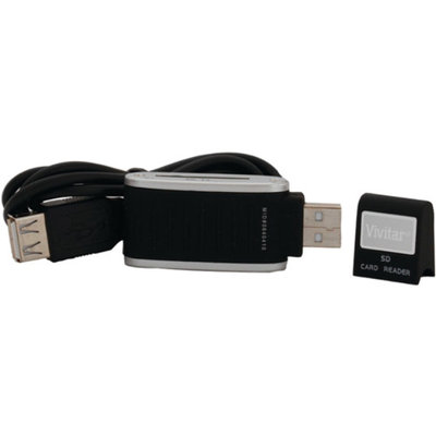 Vivitar VIV-RW-3000-BLK SDHC Card Reader Black